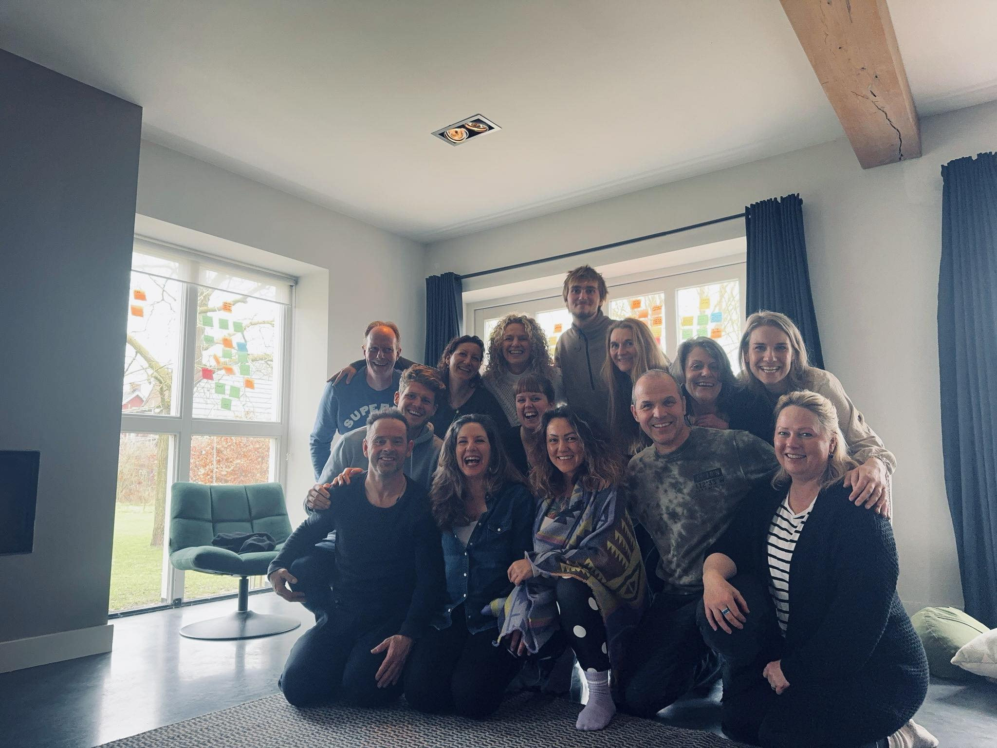 Rustige ademhaling in de natuur